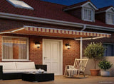 Manual Retractable Awning with LEDs Multicolour 4 x 3 m 3419292