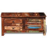 Reclaimed TV Hi-Fi Cabinet Side Cabinet Solid Wood 241629