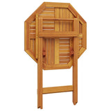 Folding Garden Table 70x75 cm Solid Wood Acacia 4004910