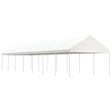 Gazebo with Roof White 15.61x4.08x3.22 m Polyethylene 3155515
