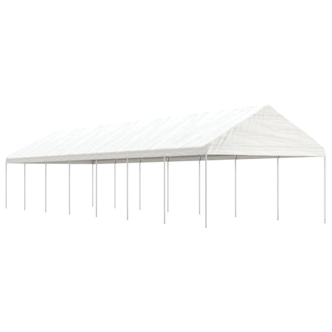 Gazebo with Roof White 15.61x4.08x3.22 m Polyethylene 3155515