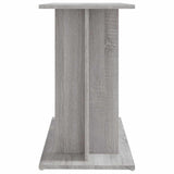 Aquarium Stand Grey Sonoma 80x35x60 cm Engineered Wood 833581