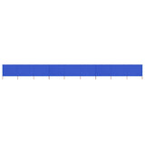 9-panel Wind Screen Fabric 1200x160 cm Azure Blue 47203