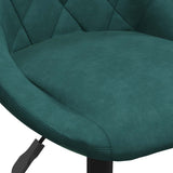 Bar Stool Dark Green Velvet 335319