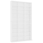 ZNTS CD Cabinet White 102x16x177.5 cm Engineered Wood 801778