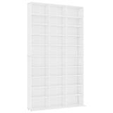 ZNTS CD Cabinet White 102x16x177.5 cm Engineered Wood 801778