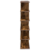 Wall Shelf Smoked Oak 70 x 20 x 100 cm Engineered Wood 8012152