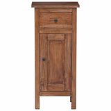 Plant Stand with Drawer Brown 36 x 25 x 80 cm Mahogany Wood 42012415