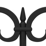 Lawn Edgings 17 pcs Black 10 m PP 318301