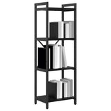 Bookshelf Black Oak 40 x 30 x 119 cm Engineered Wood 868359
