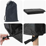 Outdoor Swing Cover Black 220 x 125 x 170 cm 210D Oxford Fbric 4105918