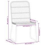 5 Piece Garden Dining Set Oak 3099163
