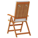 Garden Chair 8 pcs Brown and White 57 x 71.5 x 104 cm 3375771