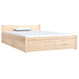 Bed Frame without Mattress with Drawers Small Double 3103539