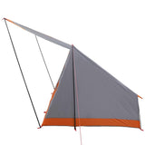 Camping Tent Grey and Orange 282 x 225 x 154 cm Taffeta 42001159