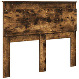 Headboard with Headboard Smoked Oak 135 cm Engineered Wood 887461