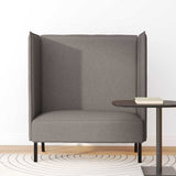 Highback Sofa Taupe 109 x 56 x 121 cm Fabric 42010838