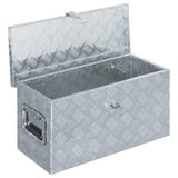 Aluminium Box 61.5x26.5x30 cm Silver 142936