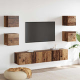TV Cabinet 6 pcs Brown 160 x 30 x 30 cm Engineered wood 3393417