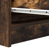 Sideboard Smoked Oak 37.5x35x76 cm Engineered Wood 861728