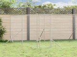 Outdoor Dog Kennel Silver 8x12x2 m Galvanised Steel 3190465