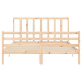 Bed Frame without Mattress 160x200 cm Solid Wood Pine 3193801