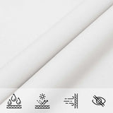 Sunshade Sail Oxford Fabric Triangular 6x6x6 m White 135295