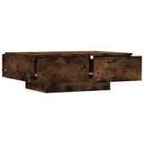 Coffee Table Smoked Oak 90x60x31 cm Engineered Wood 815195