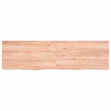 Table Top Light Brown 180x50x cm Treated Solid Wood Oak 3156392