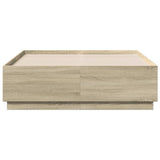Bed Frame without Mattress Sonoma Oak 135x190 cm Double 3209739
