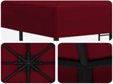 Gazebo 3 x 3 m Burgundy Polyester and Steel 190 gsm 900335