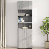 Wall Cabinet Grey Sonoma 70x42.5x40 cm Engineered Wood 846122
