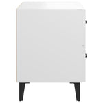 Bedside Cabinet White 40x35x47.5 cm 811988