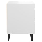 Bedside Cabinet White 40x35x47.5 cm 811988