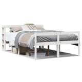 Senior Bed with Headboard without Mattress White 140x200 cm 3305866