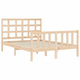 Bed Frame without Mattress 140x190 cm Solid Wood Pine 3192081