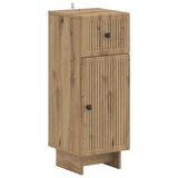 2 Piece Bathroom Cabinet Set EDE Artisan Oak Engineered Wood 3417989
