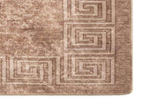 Rug Runner MARSA White 100 x 350 cm Polyester and PVC 42023319