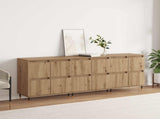 Storage Cabinet 3 pcs Artisan Oak 60 x 35 x 70 cm 3394510