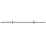 ZNTS Floating Shelves 2 pcs Glass 90x20 cm 8 mm 3051540