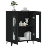 Sideboard Black 69.5x34x90 cm Engineered Wood 833048