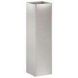 Garden Planter Silver 20 x 20 x 75 cm Stainless Steel 8005324