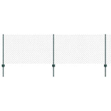 Fence and Post Green 0.8 x 10 m Steel 3336231