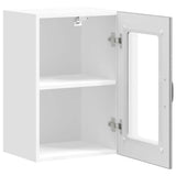 Kitchen Wall Cabinet with Glass Door Lucca Grey Sonoma 853773