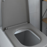Toilet Seat Grey 47.5 x 35 x 3.6 cm Duroplast 42002359