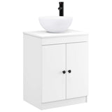 Bathroom Furniture Set White Engineered Wood 3404214