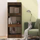 Book Cabinet/Room Divider Smoked Oak 40x30x103 cm 813587