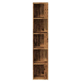 Corner Cabinet Old Wood 33x33x165 cm Engineered Wood 856724