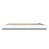 Bed Frame without Mattress White 180x200 cm Super King 3281168