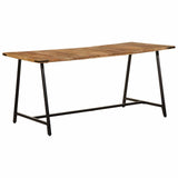 Dining Table 160x80x75 cm Solid Wood Mango 373610